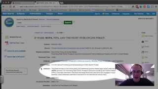 Research Database Tutorial, Part 2: Sample Search