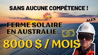 Travailler dans le solaire en Australie ( construction )