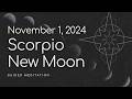 Scorpio New Moon Meditation (November 1, 2024): Embrace Darkness