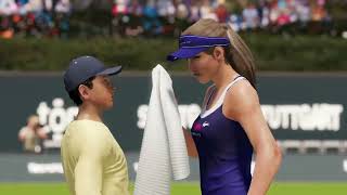 Świątek I. vs  Teichmann J. [WTA 23] | AO Tennis 2 gameplay #aotennis2 #wolfsportarmy