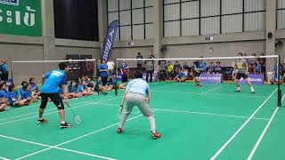 Mohammad Ahsan\u0026Hendra Setiawan พร้อมแขกพิเศษ คุณกร ทัพพะรังสี และพี่ตาในชุดพิธีกร