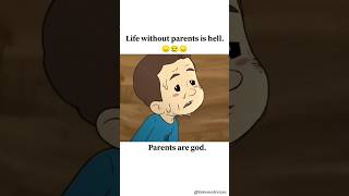 LIFE IS HELL WITHOUT PARENTS😈🔥 || Motivational Quotes || #motivation #shorts