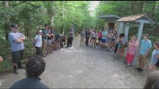 Greenfield teachers \u0026 students help clean hiking trail