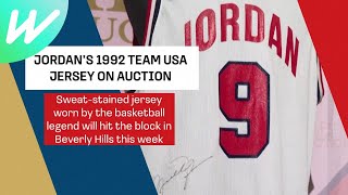 Jordan's 92 Team USA jersey on auction in LA | International Football 2022/23