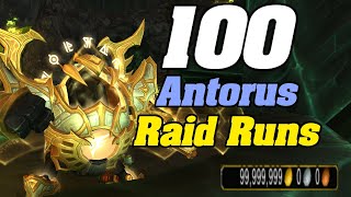 I Farmed Antorus 100 Times And Made HUGE GOLD!