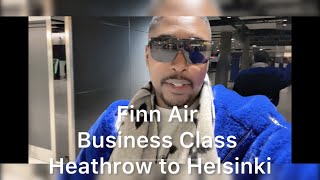 Finn Air Heathrow to Helsinki Airport, Lounge, Travel Review