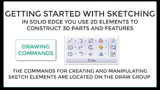 Using Drawing Commands - Siemens Solid Edge Tutorial