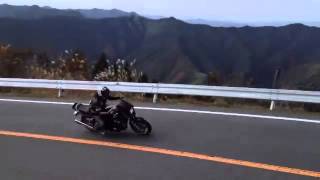 CB400SF　高野龍神スカイライン