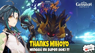 Thanks Mihoyo - Minggu yg HOKI - Dapat Artefak yg Super OK ui !!!