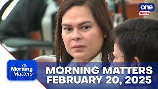 Drilon: SC should not interfere in VP Sara impeachment | Morning Matters Supercut