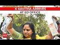 BRS leader K Kavitha visits ED office with BAGS of PHONES in a dramatic scene, here is why!