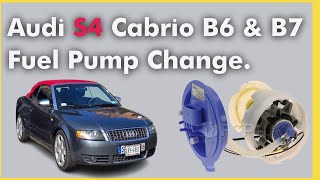 Audi S4 Cabrio B6 \u0026 B7 Fuel Pump Replacement – Step-by-Step Guide!