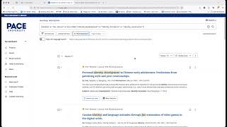 PsycInfo Search