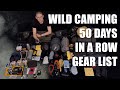 Bike touring sweden solo and wild camping for 50 days in a row GEAR LIST