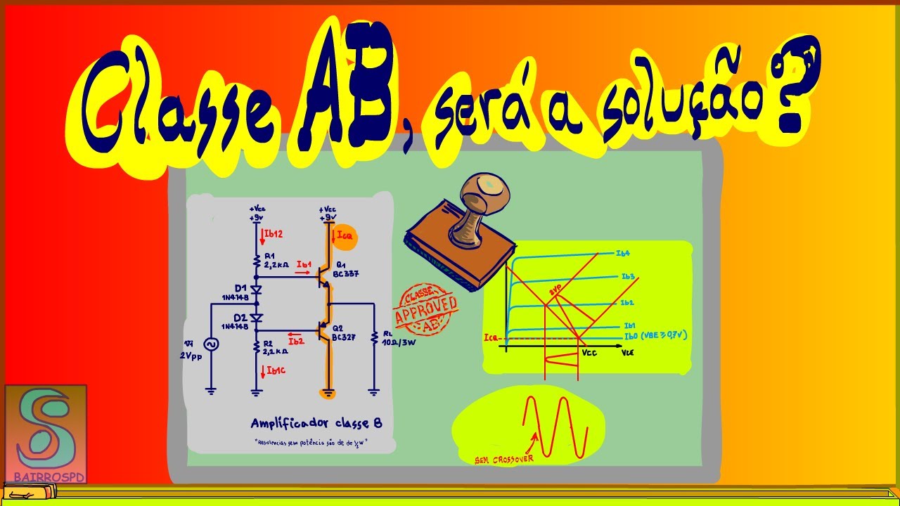 AMPLIFICADOR CLASSE AB: A SOLUÇÃO - YouTube