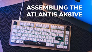 Assembling an obscure keyboard brand... Atlantis AK81ve 75% 81 Keys Stacked Acrylic Keyboard