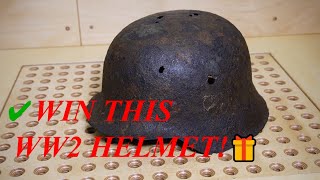 WW2 M42 Helmet Preservation \u0026 GIVEAWAY!