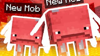 Capturing the NEW STRIDER Mob in Minecraft Hardcore!