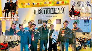 Throttle Mania Events in Jaipur 😍|| Crazy Events🔥Meet with Navjot ahuja❤️