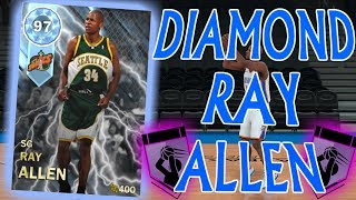NBA2K18 MyTeam Diamond Ray Allen Gameplay! Can Score from Anywhere!