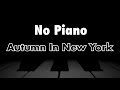 autumn in new york backing track