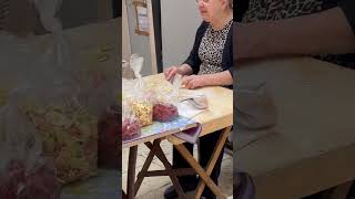 Grandmas making homemade orecchiette pasta 🍝 n Bari Italy #italy #bari #pasta