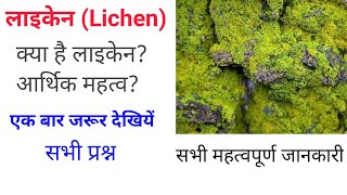 What is Lichen? | लाइकेन क्‍या है? | लाइकेन के आर्थिक महत्‍व | Types of Lichens | lichen | लाइकेन