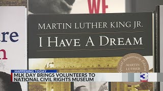 MLK Day brings volunteers to Civil Rights Museum