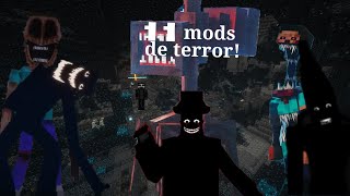 11 mods de terror para minecraft bedrock 1.21!