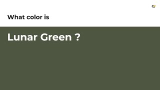 Lunar Green color #4e5541 hex color - Green color - Cool color 4e5541