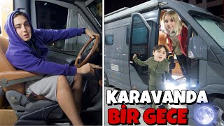 ÇOCUKLARIMLA KARAVANDA BİR GECE GEÇİRDİK !!