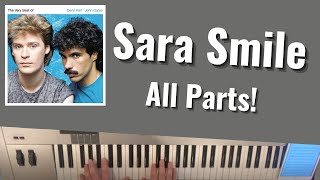 How to Play Sara Smile by Hall and Oats on Piano (with Chords!)
