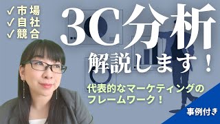 マーケティング環境分析のフレームワーク「3C分析」のやり方！事例もご紹介！│AMEMI