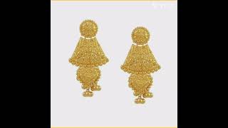 2023 की #stylist and #trendy gold earrings design . #goldjewellery #fashion #trending #ootd #new