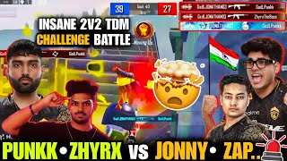 🚨Jonny Zap vs Punkk Zhyrx insane 2v2 Fight🥵🔥Jonny 14 times 1v2 Punkk Zhyrx💥