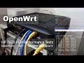 OpenWRT - HP T620P Performance Test - NAT, Throughput, Speedtest, OpenVPN and Wireguard