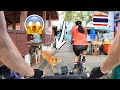 Bangkok Hidden Gems 🐕 Thailand Cycling Tour on Folding Bikes