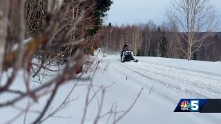 Vermont trails open up following a slow start to snowmobile season