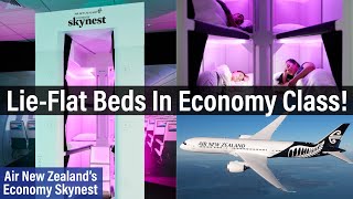 LIE-FLAT BEDS IN ECONOMY CLASS - Introducing Air New Zealand's Economy Skynest
