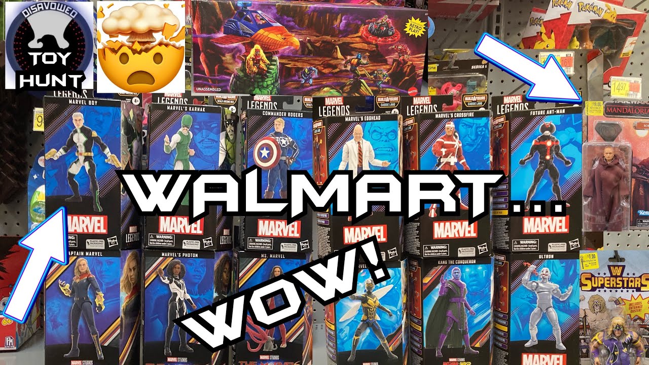 Toy Hunting Loaded Walmart New Marvel Legends Gi Joe Classified