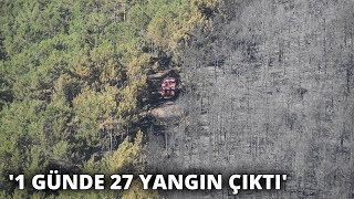 Kütahya'daki yangın 16 saatte kontrol altına alındı