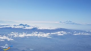 Approach \u0026 landing at Yerevan (EVN) - cockpit ✈