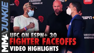 UFC on ESPN+ 30 full fight card faceoffs