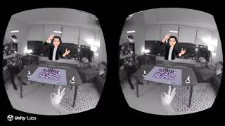Unity Slices: Table. Sliding along the spectrum of realities.