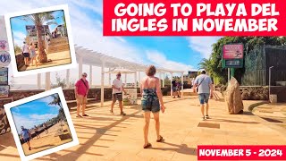 Gran Canaria 🌴GOING TO PLAYA DEL INGLES IN NOVEMBER-2024