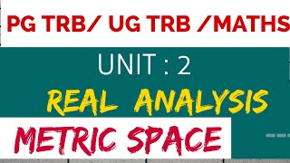 PGTRB maths in tamil,ugtrb maths,tnpsc, Real Analysis-matric space