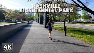 [4K] Nashville, TN | Bicentennial Mall State Park 🏛️🌳