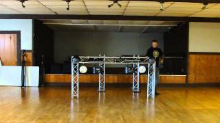 Global Truss System 1.  1 man set up technique