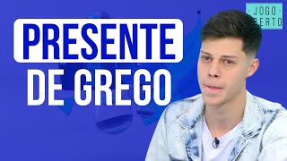 Zoeira Jogo Aberto: Ronaldo presenteia Sgarbi com pizza após eliminação do São Paulo