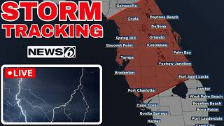 🔴LIVE STORM TRACKING | Strong Storms Moving Through Florida